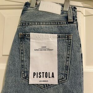 Pistola Cassie Super High Rise Straight Jeans, size 26, NWT